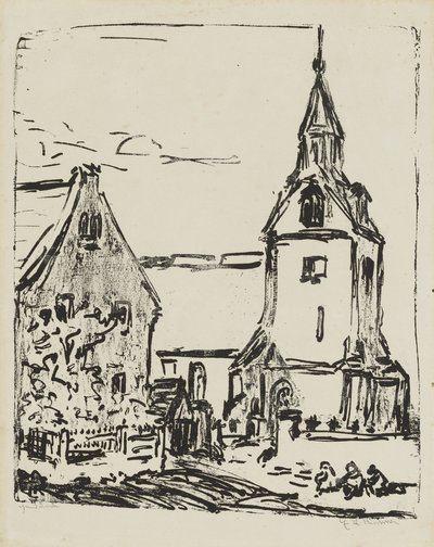 Church in Goppeln by Ernst Ludwig Kirchner